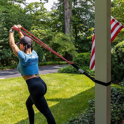 Serious Steel Fitness 37" Resistance Training Bands (Portable Exercise Band System Training Bands- Great for Individuals Looking for Tension Throughout The Exercise)