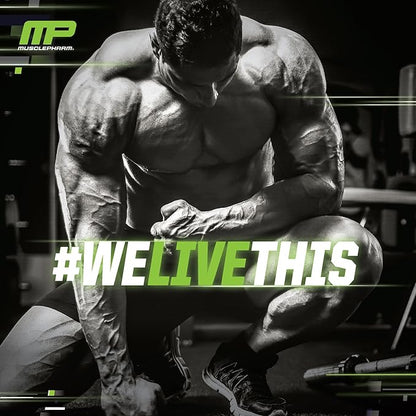 MusclePharm Combat 100% Whey Protein Powder, Strawberry Cream Flavor, Fast Recovery & Muscle Gain with Whey Protein Isolate, High Protein Powder for Women & Men, Gluten Free, 5 lb, 70 Servings