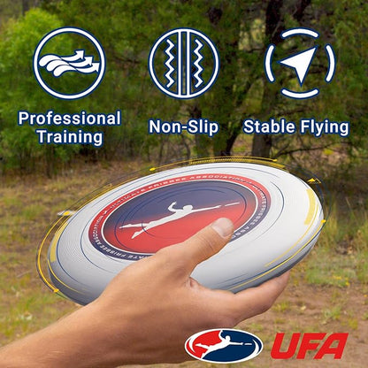 Wham-O UFA Pro Frisbee Official Ultimate 175g 10.75 Inch Professional Training Flying Disc for Competition and Outdoor Fun
