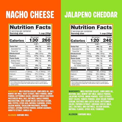 Twin Peaks Low Carb, Keto Friendly Protein Puffs, 2 Serving 12 Pack, (60g, 42g Protein, 4g Carbs)