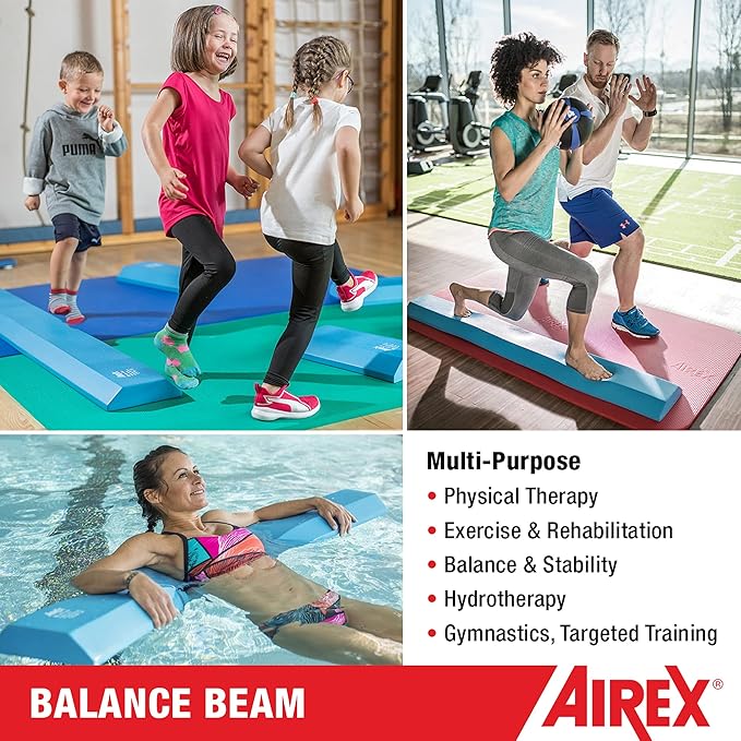 AIREX Balance Pad ??Stability Trainer for Balance, Stretching, Physical Therapy, Exercise, Mobility, Rehabilitation and Core Training Non-Slip Closed Cell Foam Premium Balance Pad