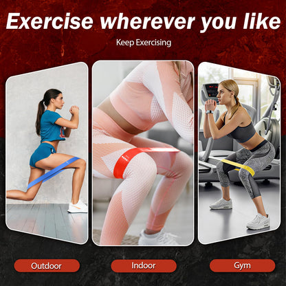 VanStretch Resistance Bands for Working Out, 5 Levels Exercise Bands Set