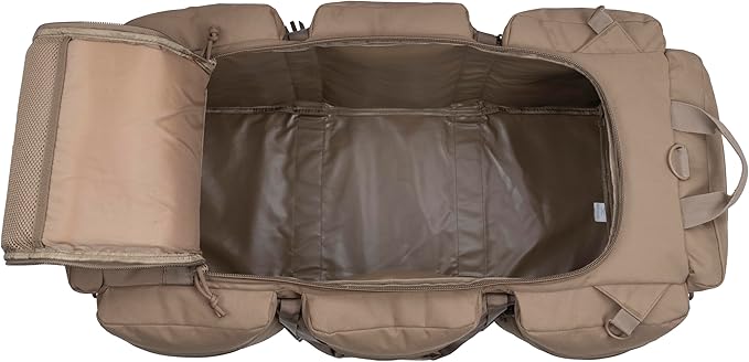 100L Large Military Duffle Bag Deployment Duffel Bag Sports Equipment Travel Luggage Bag with Detachable Backpack Straps…