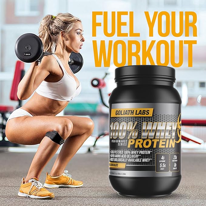 Goliath Labs 100% Whey Protein Powder 10 lb (Peanut Butter-Chocolate)