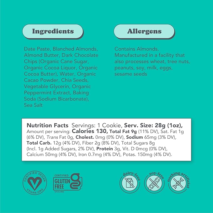 Love + Chew Soft Baked Protein Cookies, Gluten Free | (18) Count Chocolate Lover Minis Variety Pack | Vegan, Paleo, Non GMO and Packed with Superfoods. - Individually Wrapped, and Made from High Protein Almonds