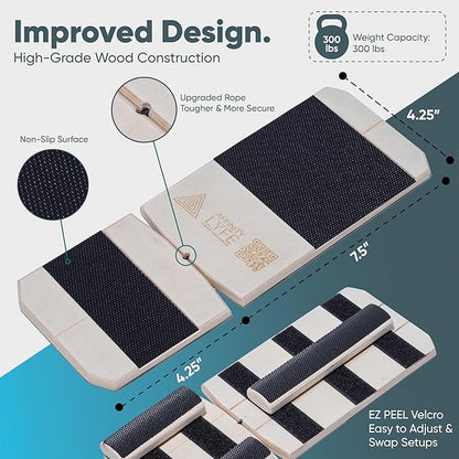 Balance Board ??Foot & Ankle Strengthener | Plantar Fasciitis Relief, Achilles Tendonitis & Sprained Ankle Recovery | Single Leg Stability Training & Physical Therapy