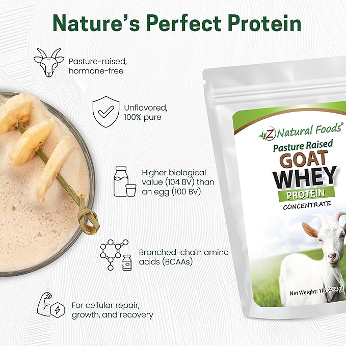 Z Natural Foods Ultra Whey Protein Isolate Powder - Pure, Unflavored, Unsweetened Whey Protein Powder - Flavorless Whey Isolate with Vital Proteins for Fitness, Sports Nutrition, Immune Support, 1 lb