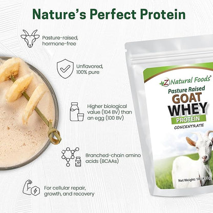 Z Natural Foods Ultra Whey Protein Isolate Powder - Pure, Unflavored, Unsweetened Whey Protein Powder - Flavorless Whey Isolate with Vital Proteins for Fitness, Sports Nutrition, Immune Support, 1 lb