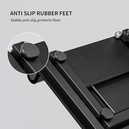 PROIRON Steel Slant Board for Calf Stretching，Calf Stretcher Slant Board for Squats 5 Adjustable Incline Angles，Incline Board 660lbs Weight Capacity for Ankle Stretching Training Home Gym