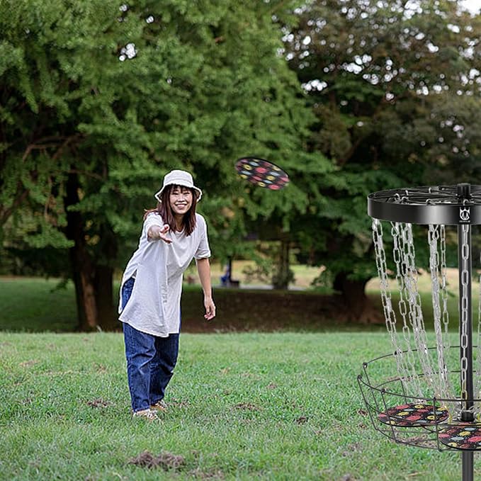 CROWN ME Disc Golf Set, Donut Starter Disc Golf Disc Set with Nice Donut Printing Bag