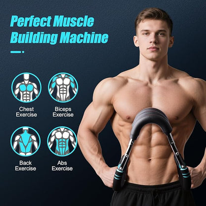 Twister Arm Trainer, 40-100Lb Adjustable Chest Workout Equipment, Portable Detachable Chest Workout Device Equipment, Arm Trainer for Chest Clip Muscle & Arm Strength, Red and Blue (Random Color)