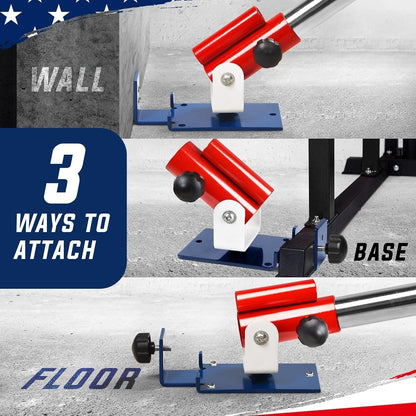 Yes4All Landmine Attachment for Barbell, Adjustable T Bar Row Attachment, Heavy Duty 360-Degree