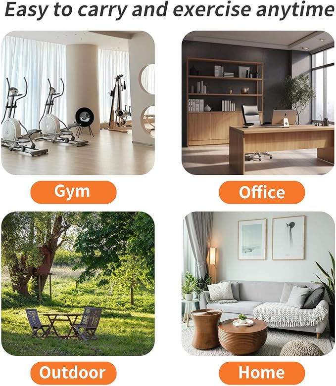 Upgraded Ropeless Battle Ropes for Home Gym, Four Adjustable Weight Levels, Weighted Workout Ropes for HIIT, Cardio and Strength Training Fitness Equipment