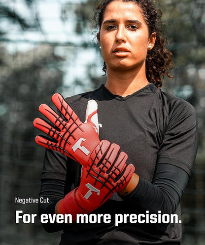T1TAN Beast Goalkeeper Gloves - with Finger Protection - Soccer Goalie Gloves Adult - Professional Goal Keeper Gloves for Youth, Men & Women - Size 6-11