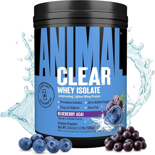 Clear Whey Isolate Protein Powder - Easy to Digest and Mix, 5g BCAA, Deliciously Juicy, Refreshing