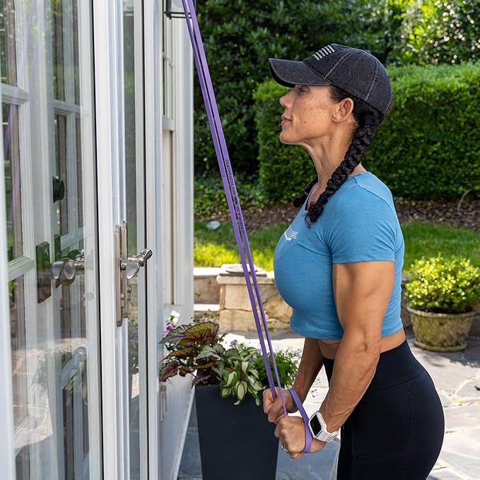 Serious Steel Fitness 37" Resistance Training Bands (Portable Exercise Band System Training Bands- Great for Individuals Looking for Tension Throughout The Exercise)