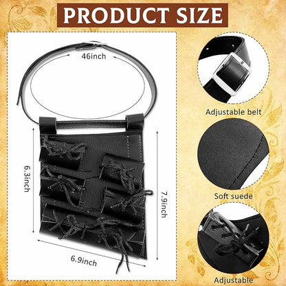 Patelai Sword Bag Adjustable Carry Case Katana Leather Strap Belt Holster for Cosplay Anime Costume