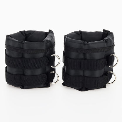 Amazon Basics Adjustable Ankle Weights for Men & Women,10 lb Set (5 lb Each), for Workouts