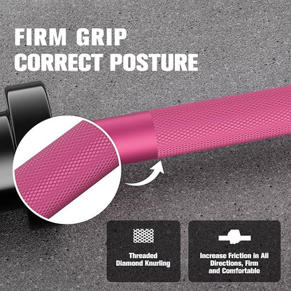 RITFIT Olympic Barbell 4ft/4.8ft/6ft - 2 Inch Weight Bar for Strength Training, Weightlifting, Squat, Deadlift, Bench Press, Curl, Overhead Press - 350lbs/500lbs Capacity