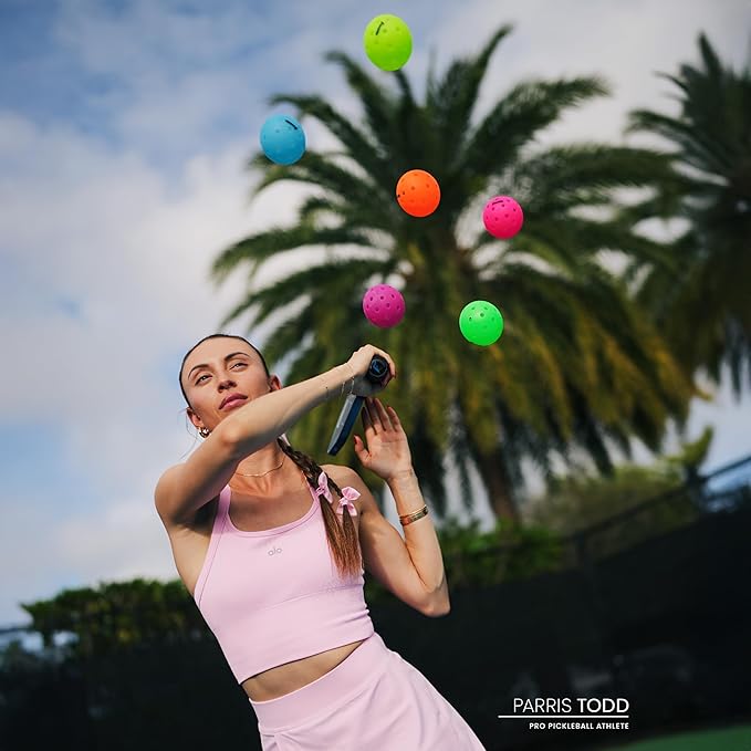 Franklin Sports X-40 Outdoor Pickleballs - Official Ball of USA Pickleball, APP Tour + US Open - Regulation Size