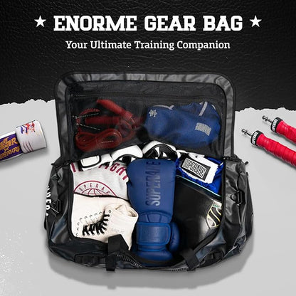 Superare Gear Bags - Gym Duffle Bag, Backpack, Tote Bag for MMA, Athletic Gym Boxing Bag - Enorme, Carico, Diario, Sporta