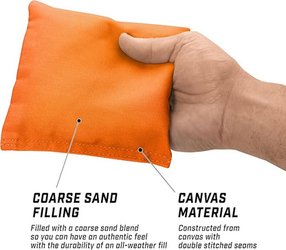 GoSports Classic Cornhole Bean Bags Set of 4-16 Colors Available - Regulation All Weather, Mix and Match