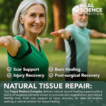 Offers Tissue Restore Complex, Circulation & Recovery Support with Nitric Oxide, A Natural Healing Support Supplement, 60 Capsules