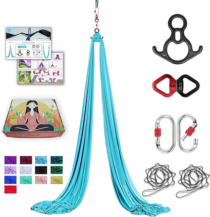 Aerial Silks 11 Yards Aerial Silks For Home Aerial Yoga Swing Aerial Yoga Hammock Swing Aerial Silk For Gymnastics