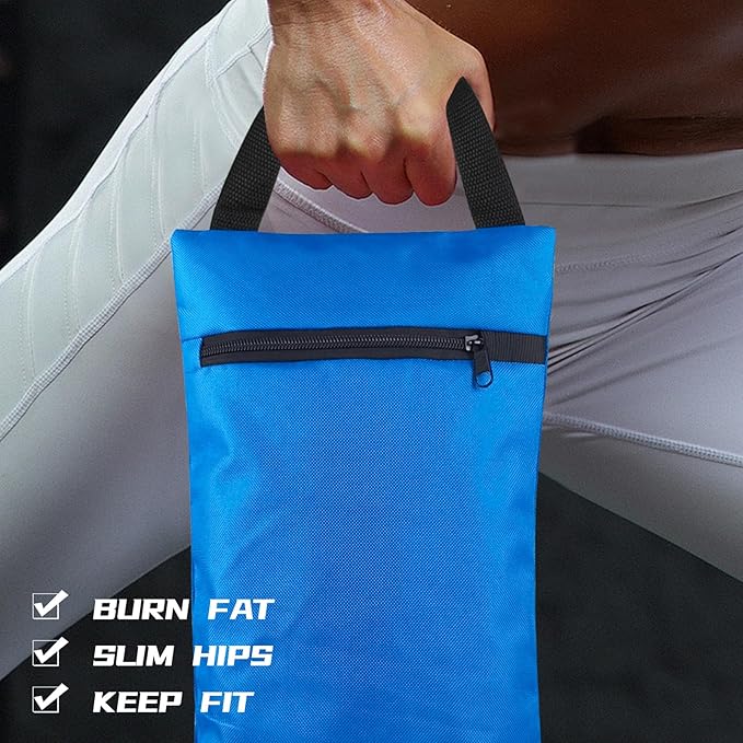Unfilled Sandbag with Dual Compartment for Yoga 2 Pack Not Include Fillers