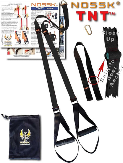 TNT PRO Suspension Fitness Trainer (Black) - Proud to be a USA Company