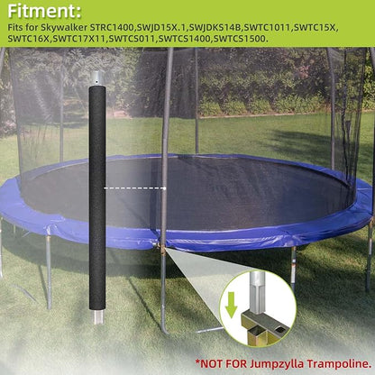 Trampoline Poles Replacement for Skywalker Or Jumpzylla,Galvanized Trampoline Enclosure Pole for Skywalker or Jumpzylla,Replace Parts#4201 4202 4135 OR for Jumpzylla 8ft 10ft&12ft 14ft
