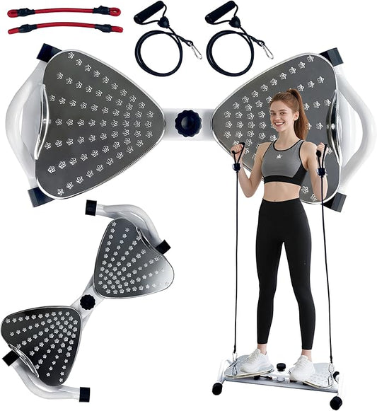 Waist Twister Ab Machine ??Ab Twister Board for Exercise, Core & Waist Twisting Fitness Tool, Quiet Twist Exercise Machine with All-Metal Anti-Slip Footrest, 500 lbs Capacity, Home Gym Equipment