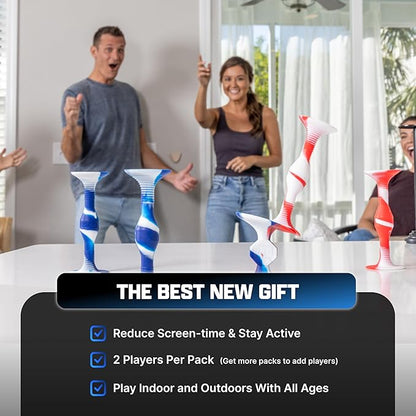 Popdarts PRO Pack Game Set (Party) - Indoor, Outdoor Suction Cup Throwing Game - Competition with a POP