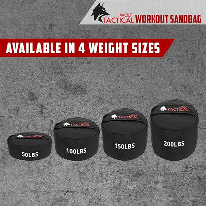 WOLF TACTICAL Sandbag Workout Bag Sand Bags for Weight Training Workout Sandbag Fitness Sand Bag
