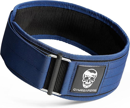 Gymreapers Quick Locking Weight Lifting Belt for Men Gym Belt for Powerlifting Deadlift Belt with 4 Inch Neoprene Metal Buckle Back Support Weightlifting Belt Women