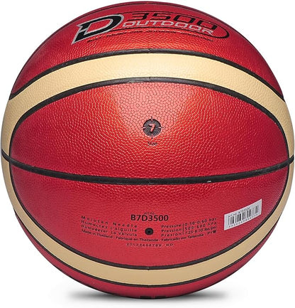 Training Soft Touch Rubber and Faux Leather Fighting Basketball, High Bounce Indoor Outdoor Basketball Gift