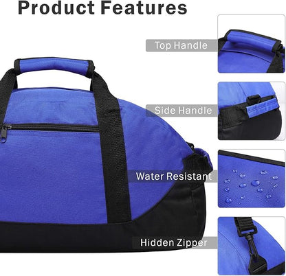 BuyAgain Duffle Bag, 18" Travel Carry On Sport Duffel Gym Bag with Top Handle For men Or Women