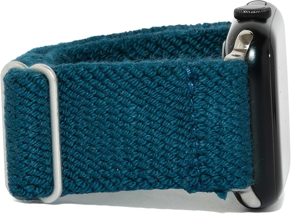 Braxley Bands - Organic Cotton Watch Bands For Women and Men, Compatible With All Apple Watch Sizes and Series - Washable, Sweat-Absorbent, Breathable Fit, Elastic Smart Watch Bands