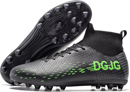 Youth Soccer Cleats Mens Training Football Cleats Lightweight Womens High-top Soccer Shoes AG