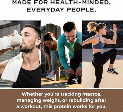 Muscle Feast Grass-Fed Whey Protein Isolate, All Natural Hormone Free Pasture Raised, Whey Isolate Protein Powder for Men and Women, Clean, Gluten-Free, Delicious Isolate Protein - Chocolate, 2lb