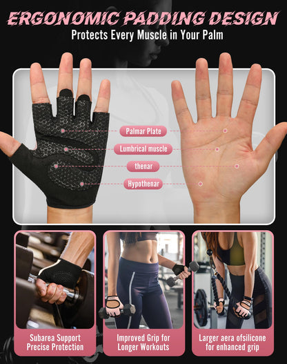 COFIT Breathable Workout Gloves, Antislip Weight Lifting Gym Gloves for Men Women, Superior Grip &