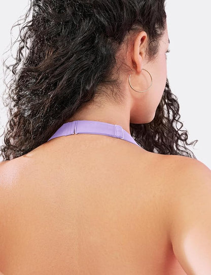 VOYJOY Sports Bras for Women Basic Wireless Bra Crop Workout Yoga Bra Sexy Tank Top