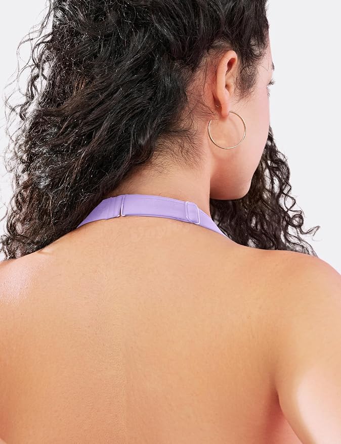 VOYJOY Sports Bras for Women Basic Wireless Bra Crop Workout Yoga Bra Sexy Tank Top