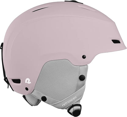 Retrospec Zephyr Ski Helmet - Snowboard Helmet for Adults & Youth - Adjustable Fit with Breathable Vents for Men, Women, Boys and Girls