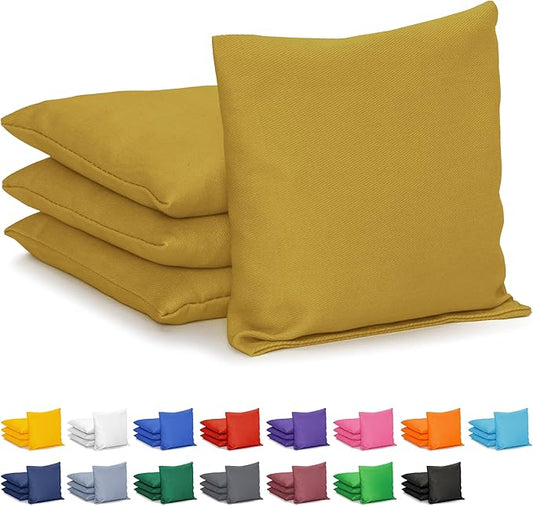 GoSports Classic Cornhole Bean Bags Set of 4-16 Colors Available - Regulation All Weather, Mix and