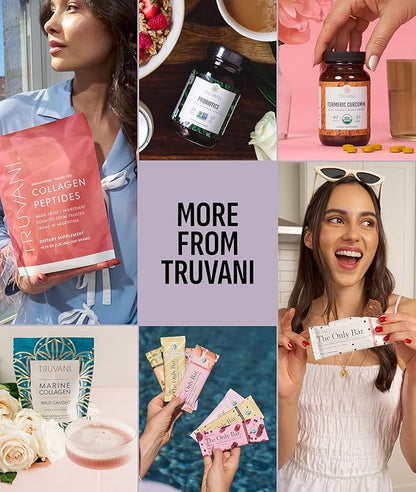 Truvani Vegan Pea Protein Powder | Unflavored | 20g Organic Plant Based Protein | 10 Servings | Keto | Gluten & Dairy Free | Low Carb | No Added Sugar