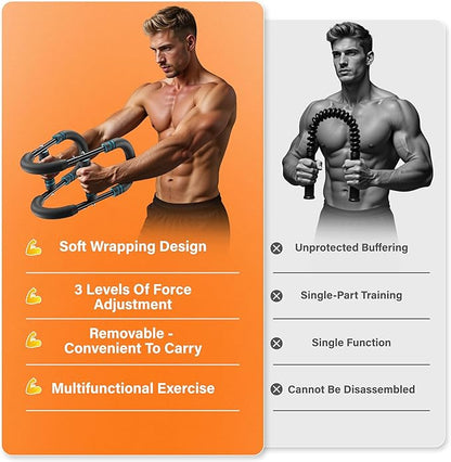 Twister Arm Trainer Chest Workout Equipment, Portable Home Gym Equipment for Strength Training