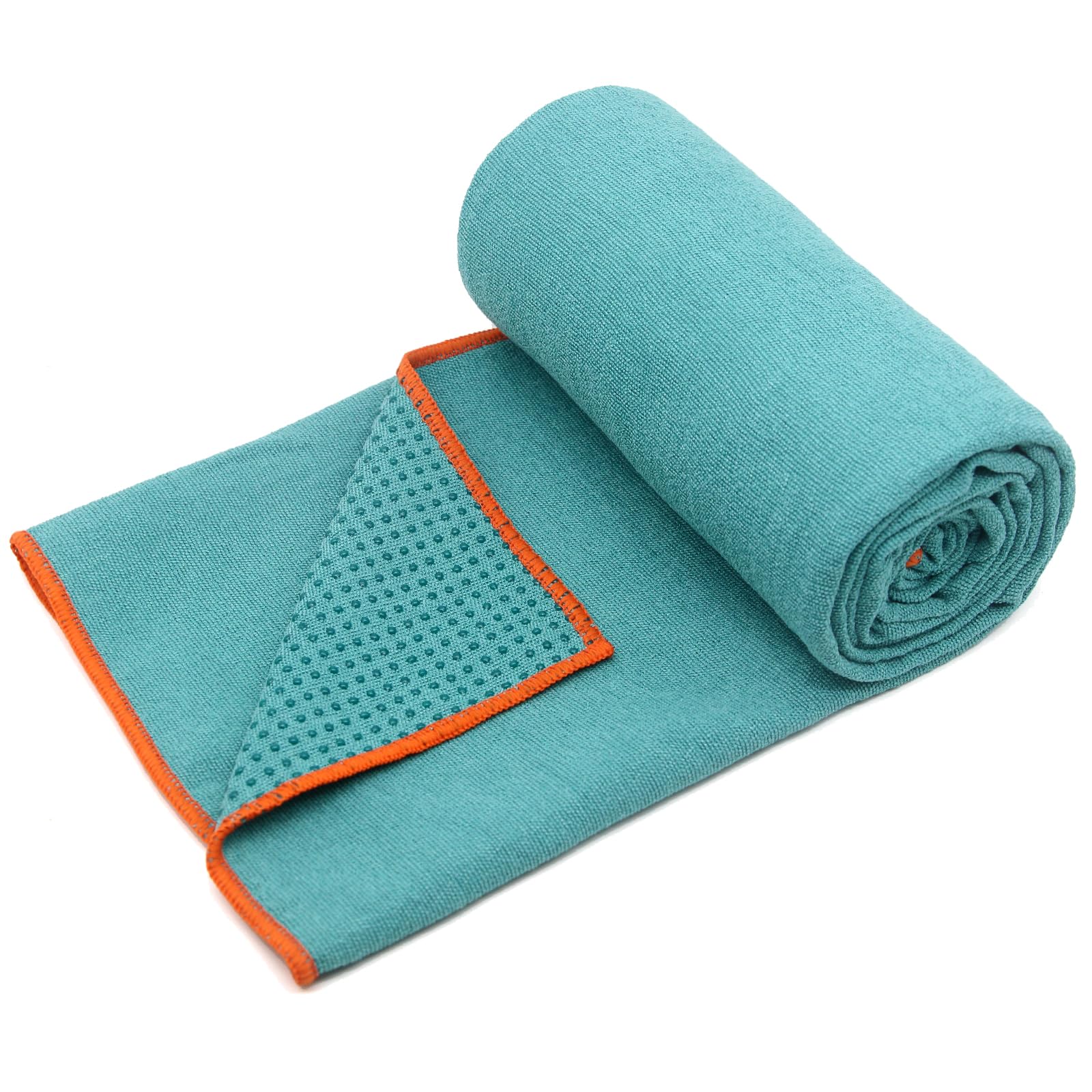 Eunzel Hot Yoga Towel - Microfiber Non Slip Yoga Mat Towel with Grip Dot Sweat Absorbent Towel for