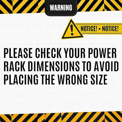 Yes4All Power Rack J-Hooks & Attachments ??Heavy Duty Barbell Holders Compatible with 2x2 & 3x3 Power Racks for Home Gym