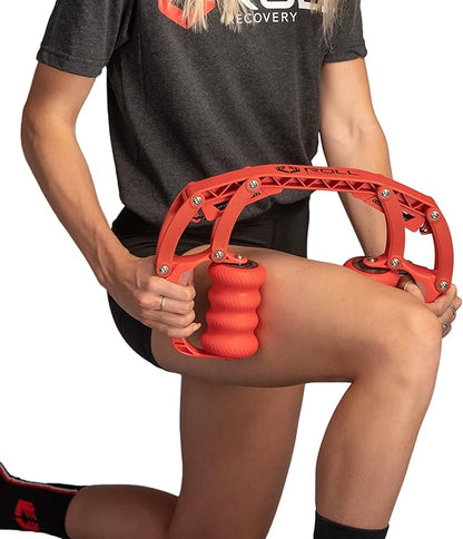 ROLL Recovery R8 (Lava Red) - Deep Tissue Massage Roller